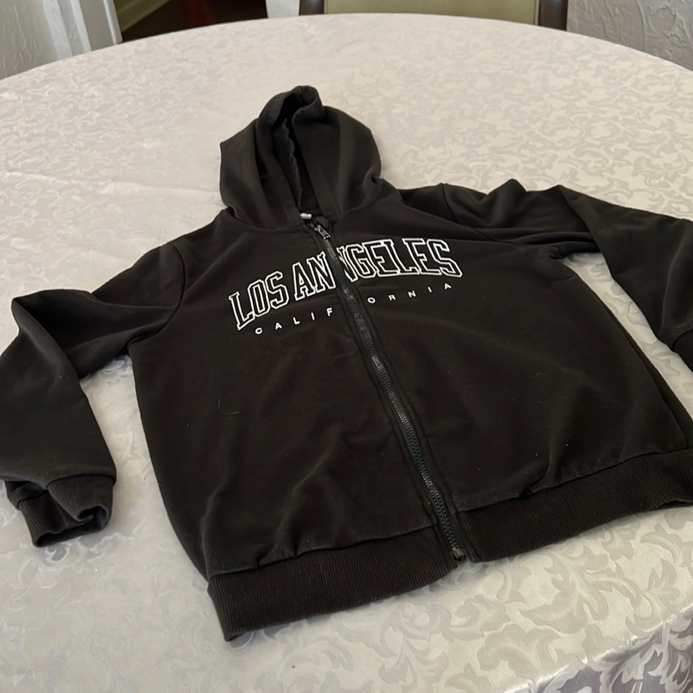 Hoodie sweat jacket. Size 12
